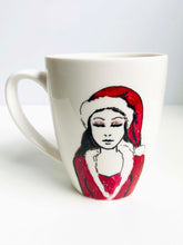Load image into Gallery viewer, Personalized Hand Painted Mug - Santa Baby - Holiday Collection
