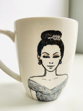 Load image into Gallery viewer, Personalized Hand Painted Mug - Fashion Inspired Christmas gift

