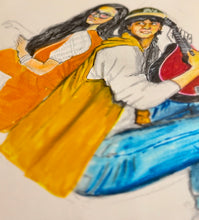 Load image into Gallery viewer, DDLJ - Shah Rukh and Kajol - Art Print
