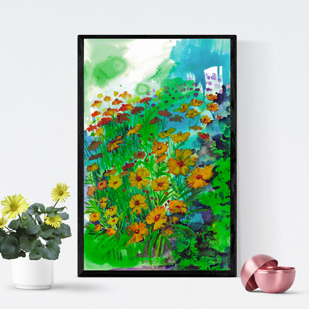 Summer Blooms - Art print