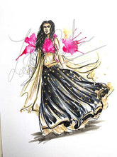 Load image into Gallery viewer, Set me free - Fashion illustration
