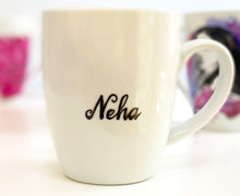 Load image into Gallery viewer, Neha - Personalized Hand Painted Mug - Diwali gifts / Bridal Gifts / Bridesmaid gifts
