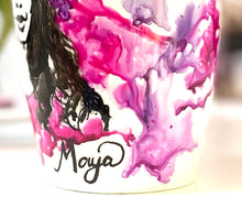 Load image into Gallery viewer, Personalized Hand Painted Mug - Decked in Silver - Holiday Collection
