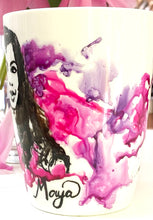 Load image into Gallery viewer, Sriya - Personalized Hand Painted mug - Diwali gifts / Bridal gifts / Wedding favors
