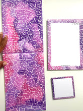 Load image into Gallery viewer, Notepad - Purple and pink Maze
