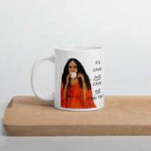 Load image into Gallery viewer, White glossy mug - Its Chai , Just Chai , not Chai Tea - Right Handed Mug
