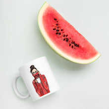 Load image into Gallery viewer, White glossy mug- Sweater Weather and Coffee mug- Right Handed Mug
